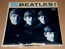 The Beatles Meet The Beatles! Record Album Vinyl Vintage Capitol Label MONO 8 - £15.92 GBP