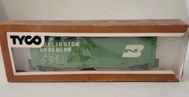 Vintage Tyco Burlington Northern Box Car HO Scale Green Model Railroad T... - $8.82