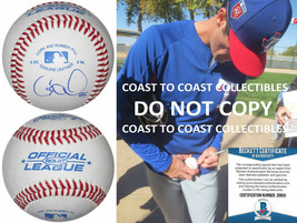 Cole Hamels Philadelphia Phillies Braves autographed baseball proof Beck... - $108.89