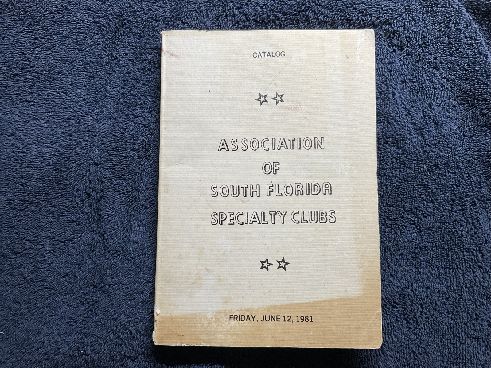 Vintage Dog Show Program Catalog 1981 -ASSOCIATION OF SOUTH FLORIDA SPCL... - $29.68