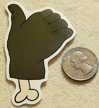 Zombie Hand Thumbs Up Sticker Decal Funny With Bone Cool and Unique Awesome Fun - £1.24 GBP