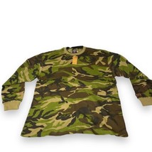 NWT Forest Camo Waffle Mesh Knit 3XL Long sleeved Thermal T Shirt ESMX - £11.83 GBP
