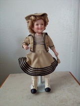 Danbury Mint Shirley Temple Wee Willie Winkie Porcelain Doll NIB - $95.00