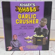 Khaby’s Khasa Garlic Crusher, Crush or Mince , Easy Use,  All Star Innov... - $9.50
