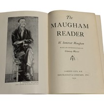 The Maugham Reader Book VTG 1950 Hardcover Short Stories Door Of Opportu... - $7.91