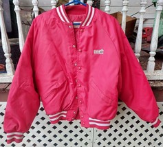 Vintage Red King Louie Pro Fit  jacket Windbreaker Size M 40-42 Case IH - $65.44
