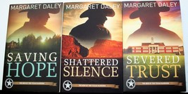 Lot 3 Margaret Daley Texas Rangers: Saving Hope~Shattered Silence~Severed Trust - £12.94 GBP