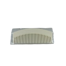 Vintage Estee Lauder Comb Ivory Cream Plastic Wide Tooth Purse Travel - $17.14 CAD