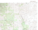 Rochester, Nevada 1987 Vintage USGS Topo Map 7.5 Quadrangle Topographic - $23.99