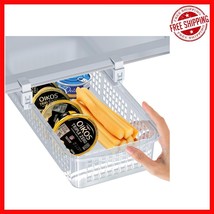 Adjustable Clear Fridge Drawer Organizer: Maximize Space, Easy Pull-Out ... - $42.56