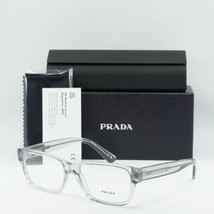 PRADA PR18ZV U431O1 Crystal Grey 56mm Eyeglasses New Authentic - £161.74 GBP