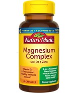 Nature Made Magnesium Complex with D3 &amp; Zinc 60 Capsules - 4in1 Magnesiu... - $24.03 CAD
