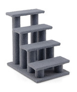 24&quot; 4-Step Pet Stairs Carpeted Ladder Ramp Scratching Post Cat Tree Climber - $1,377.58 MXN