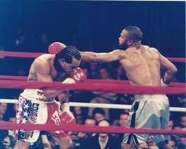 ROY JONES JR 8X10 PHOTO BOXING PICTURE THROWING A LEFT - £3.86 GBP