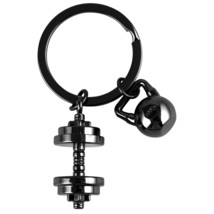 PLwelth Dumbbell Keychain for Women Men Funny Kettlebell Keychain Sport ... - $17.81