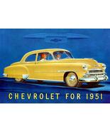 1951 Chevrolet Styleline De Luxe Sport Coupe - Promotional Advertising P... - £26.37 GBP