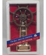 Vintage OLD SPICE After Shave SHIP&#39;S WHEEL Decanter And Original Box - FULL - €25,67 EUR
