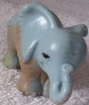 Miniature Gray Brown Plastic Elephant - £1.55 GBP