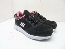 Skechers Women&#39;s Aluminum Toe SP Slip Resistant Safety Shoes 99996595 Black 8M - £50.71 GBP