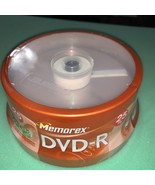 Memorex 25 Pack DVD-R - 8X - 4.7 GB - 120 Minutes - NEW SEALED - USA SEL... - $20.30 CAD