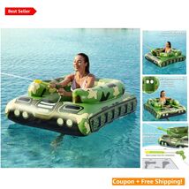 Explosive Water Fun! Inflatable Tank Float for Adults &amp; Kids (200 lbs Cap) - $94.99