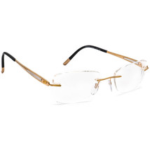 Silhouette Eyeglasses 4443 20 6062 23k Gold Plated Rimless Austria 49[]1... - $399.99
