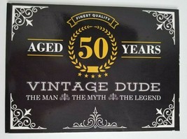 Vintage Dude 50 Years Guest Paperback Book New Event Party Man Myth Legend - £9.24 GBP