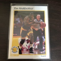 Tim Hardaway Golden State Warriors 1991 NBA Hoops Basketball Card 14 - £1.19 GBP