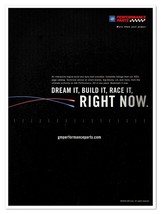 GM Performance Parts Website Dream Build Race 2007 Full-Page Print Magazine Ad - £7.75 GBP
