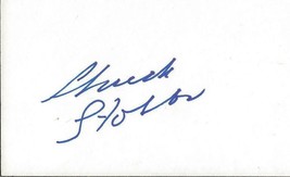 Chuck Stobbs Signed 3x5 Index Card JSA COA White Sox Senators - £15.58 GBP