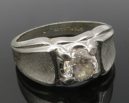 LIND 925 Sterling Silver - Vintage Cubic Zirconia Band Ring Sz 11 - RG11843 - €48,94 EUR