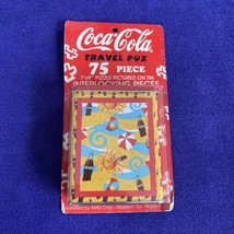 NEW! Vintage Coca-Cola Coke Travel Puzzle 75 Piece - 1999 Factory Sealed 7” X 9” - £4.73 GBP