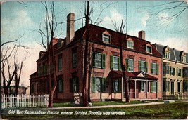 Old Van Rensselaer House where Yankee Doodle was written Vintage Postcard (C14) - £5.87 GBP