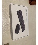 Foldable Keyboard and Mouse, EDJO Folding Wireless Keyboard Mouse Combo - $28.88 CAD