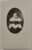 Rppc Chubby Baby in Highchair c1907 Postcard R7 - £5.45 GBP