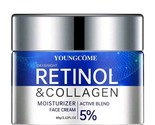 Youngcome Day &amp; Night Retinol &amp; Collagen  Cream Active Blend 5%   2.12 f... - $14.99