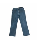 NYDJ Ankle Jeans Size 6 Blue Style #1065 Womens Denim Stretch Blend 28X27 - $17.86