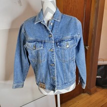 Womans Gitano Blue Jeans Cropped Denim Jacket Possibly Vintage Size Small - £19.31 GBP