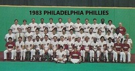 1983 PHILADELPHIA PHILLIES 8X10 TEAM PHOTO BASEBALL PICTURE MLB WIDE BORDER - £3.91 GBP