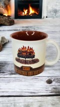 Cracker Barrel Country Store Restaurant Rocking Chair Fire Coffee Tea Mug Cup - £9.68 GBP