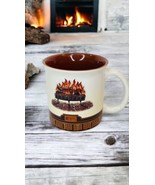 Cracker Barrel Country Store Restaurant Rocking Chair Fire Coffee Tea Mu... - $222.61 MXN