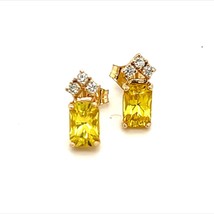 Natural Sapphire Diamond Earrings 14k Gold 1.74 TCW Certified $1,590 121259 - £661.20 GBP