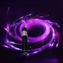 Dance Whip Led Fiber Optic Whip 6Ft Rechargeable Pixel Whip With 7 Color... - £30.35 GBP