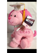 Graduation Autograph Girls Dog with Cap - Princess Pink Dog - 10.5&quot; - $12.57