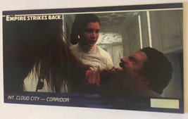 Empire Strikes Back Widevision Trading Card 1995 #110 Cloud City Lando Leia - $2.48