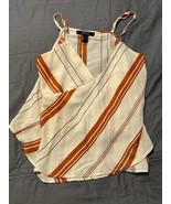 Forever 21 Contemporary Women’s Large Striped Wrap Front Sleeveless Cami... - €11,63 EUR