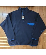 Patagonia Synchilla Fleece Snap-T Pullover Navy Men&#39;s Sz 2XL New - $2,024.11 MXN