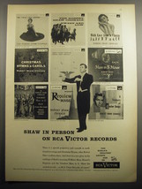1957 RCA Victor Records Advertisement - Robert Shaw - Shaw in Person - $18.49