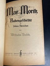 Max Und Moritz by Wilhelm Busch Eine Bubengelchichte Vintage German Book - £15.51 GBP