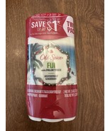 Old Spice TWIN PACK Fiji Palm Tree Aluminum Free-2 Deodorants 2.6oz Ea E... - £8.12 GBP